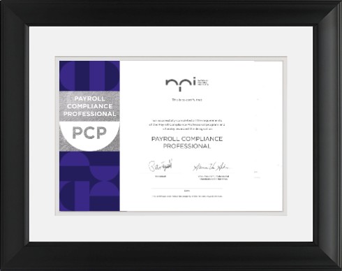 #3 Satin black PCP certificate frame (#120900) with double mat board (WHT/SS)